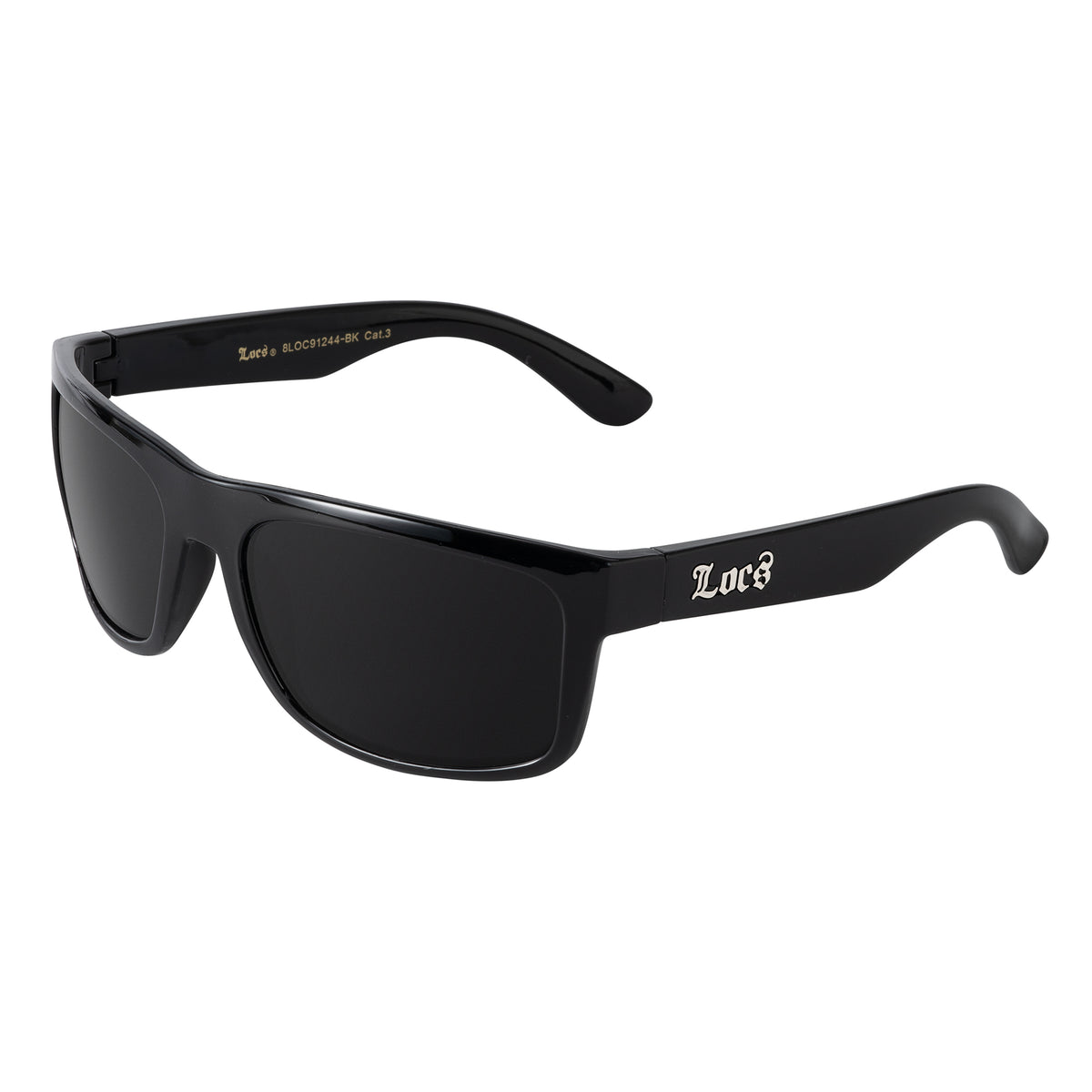 Locs 91244 Men's Hardcore Sunglasses + 1-Year Certified Protection Plan