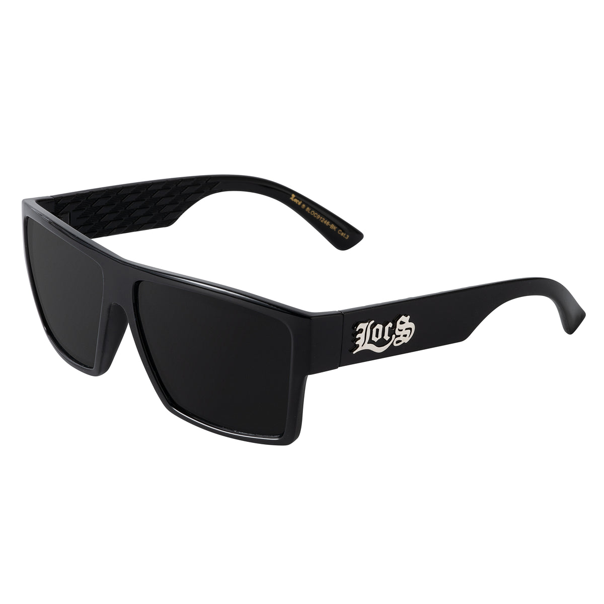 Locs 91246 Gangster Cholo Sunglasses + 1-Year Certified Protection Plan & Pouch