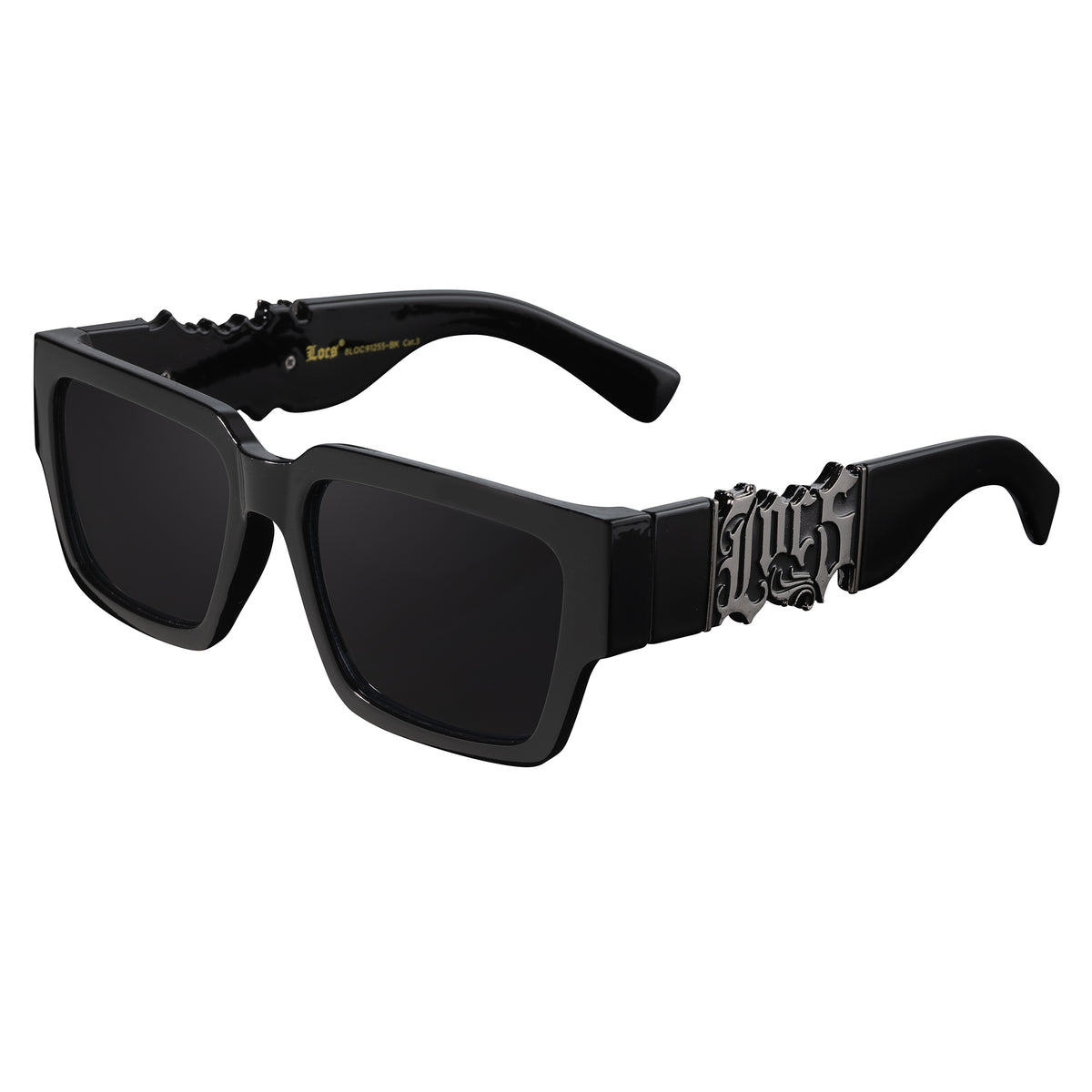 Locs 91255 Flat Top Sunglasses + 1-Year Protection Plan & Pouch