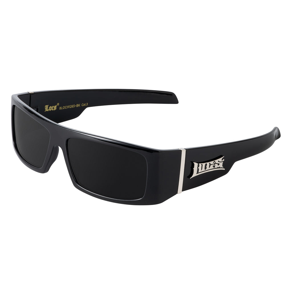 Locs 91265 Flat Top Sunglasses + 1-Year Protection Plan & Pouch