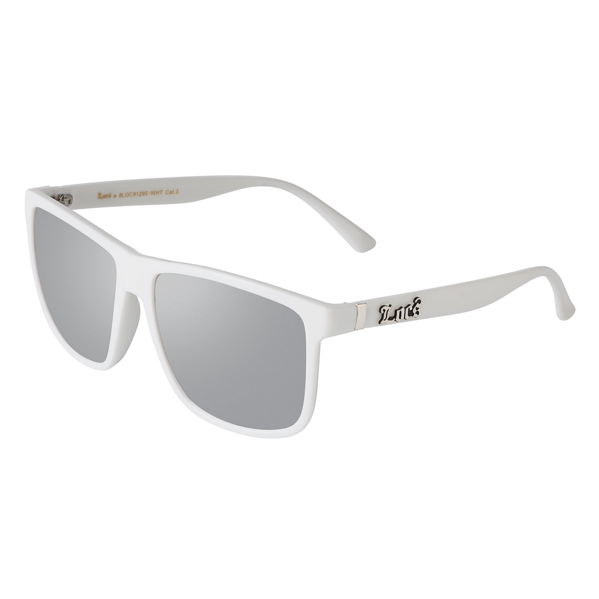 Locs 91295 Oversized Horn Rim Sunglasses + 1-Year Protection Plan