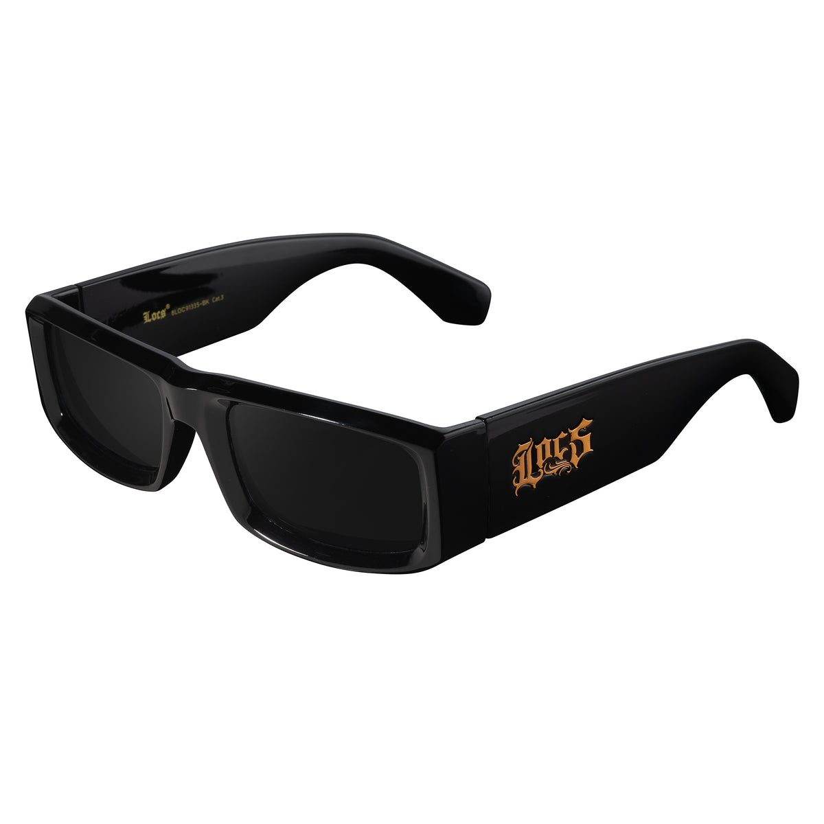 Locs 91335 OG Gangster Wrap Sunglasses + 1-Year Protection Plan & Pouch