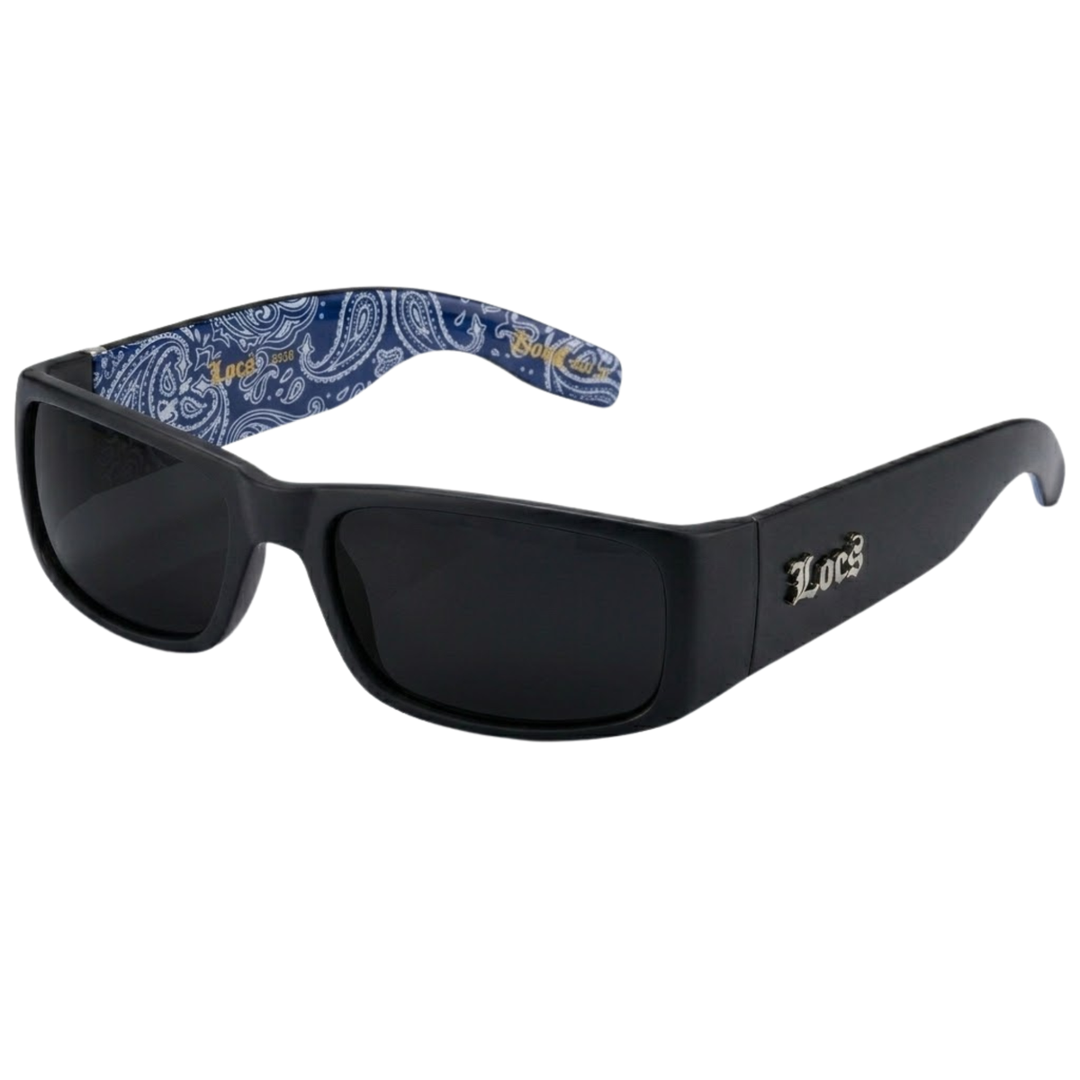 Locs 91263 Gangster Sunglasses + 1-Year Protection Plan & Pouch