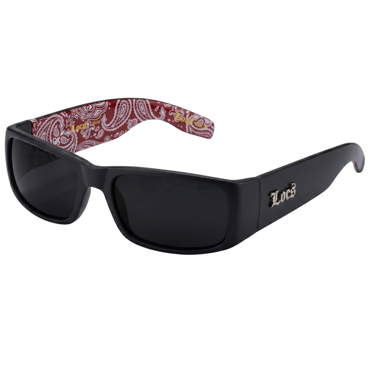 Locs 91263 Gangster Sunglasses + 1-Year Protection Plan & Pouch