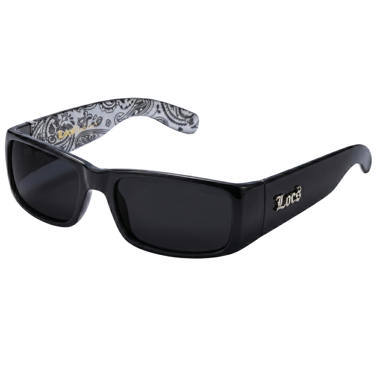 Locs 91263 Gangster Sunglasses + 1-Year Protection Plan & Pouch