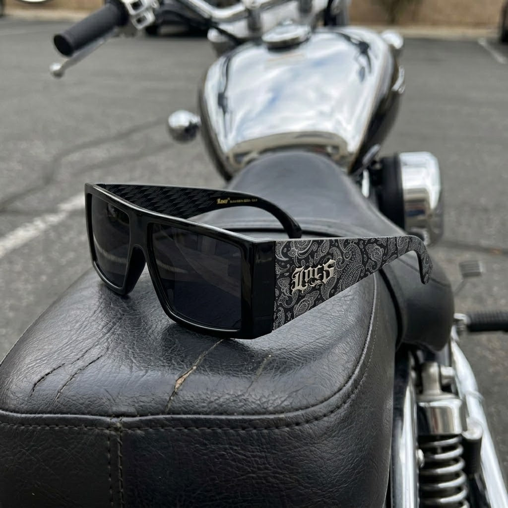 Locs 91275 Thick Square Sunglasses + 1-Year Protection Plan & Pouch