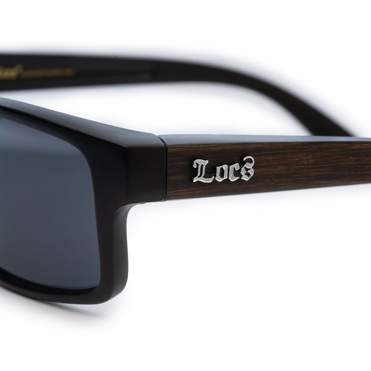 Locs 91273 Wood Grain Sunglasses + 1-Year Protection Plan & Pouch