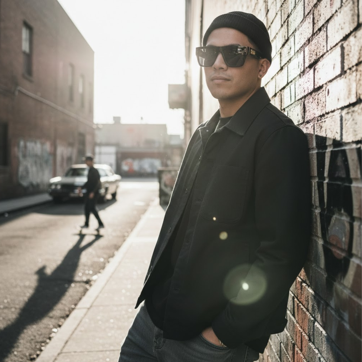 Locs Flat Top Sunglasses – Metal Accent Edition