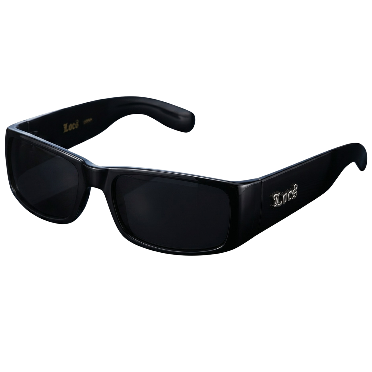 Locs 91263 Gangster Sunglasses + 1-Year Protection Plan & Pouch