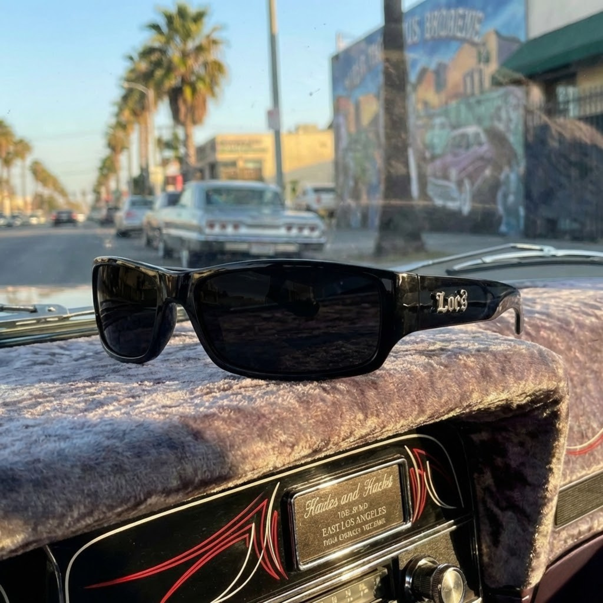 Locs 91268 Men's Hardcore Sunglasses + 1-Year Certified Protection Plan
