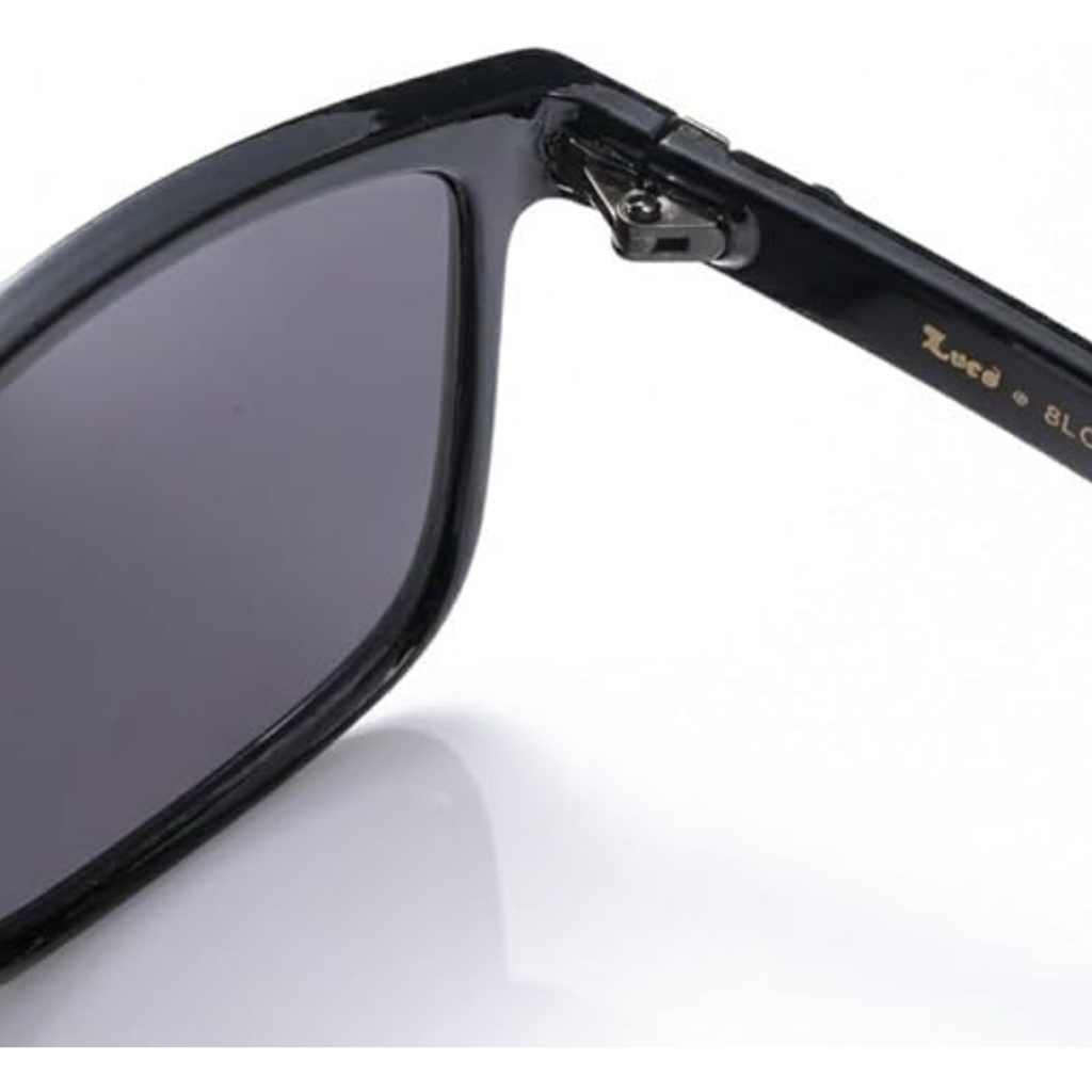 Locs 91295 Oversized Horn Rim Sunglasses + 1-Year Protection Plan