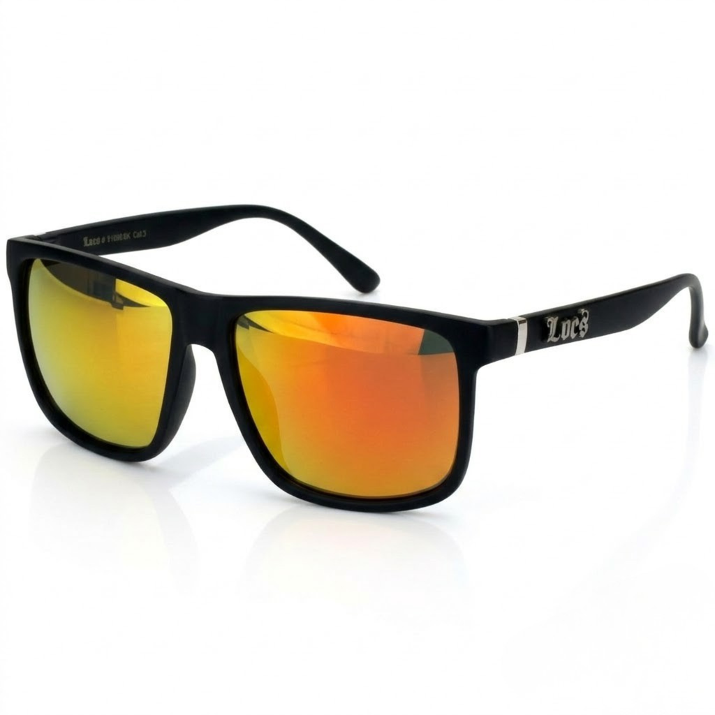 Locs 91295 Oversized Horn Rim Sunglasses + 1-Year Protection Plan