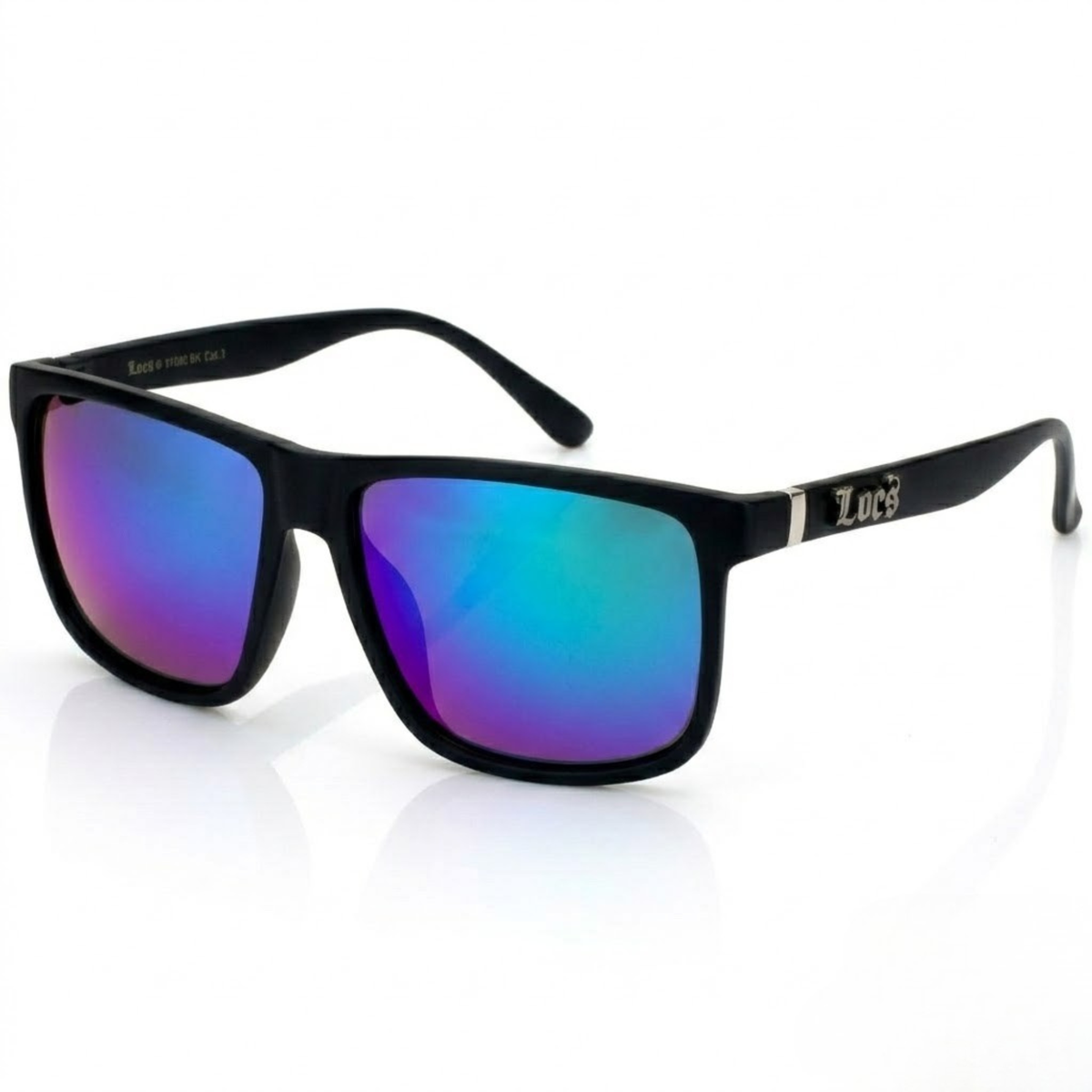 Locs 91295 Oversized Horn Rim Sunglasses + 1-Year Protection Plan