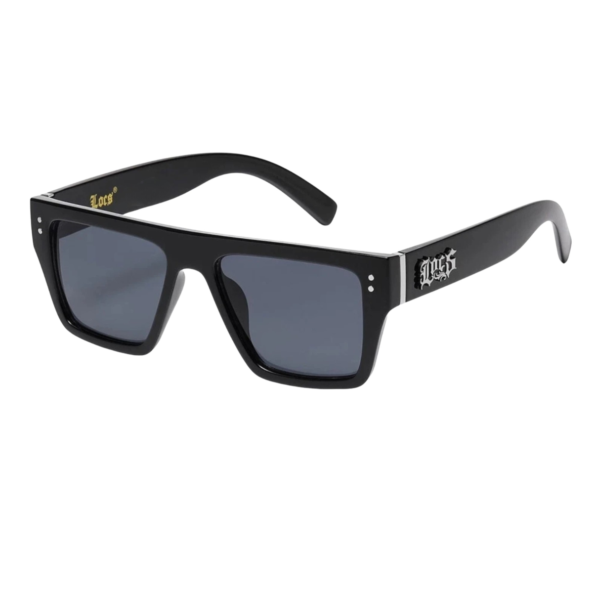 Locs Flat Top Sunglasses – Metal Accent Edition