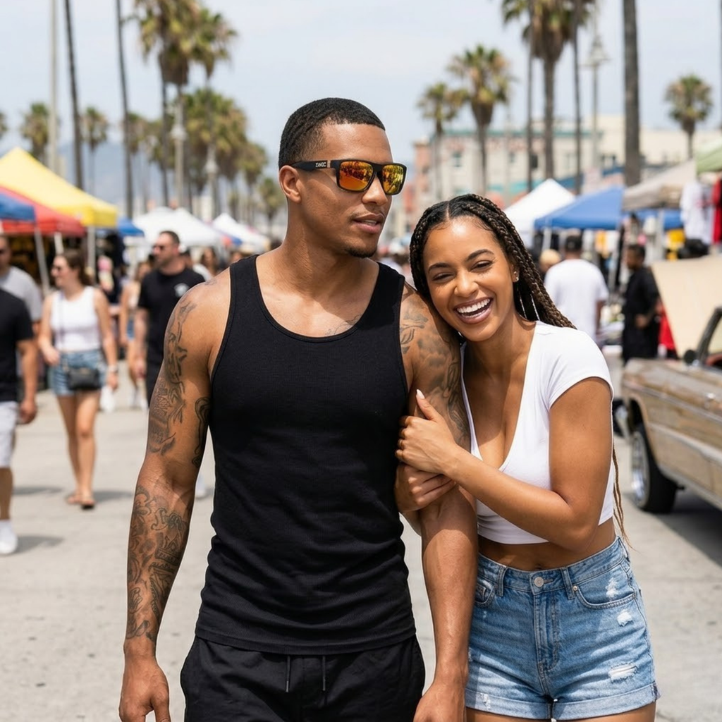 Locs 91295 Oversized Horn Rim Sunglasses + 1-Year Protection Plan